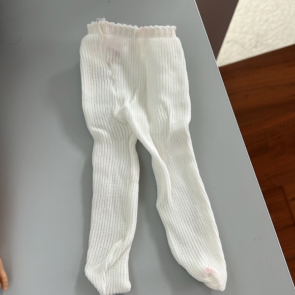 Vintage American Girl Samantha Christmas dress with tights & bow excellent cond - Picture 6 of 9